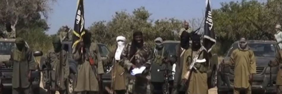 Boko Haram fighters in Nigeria in a video produced by the group. (Image by AFP)